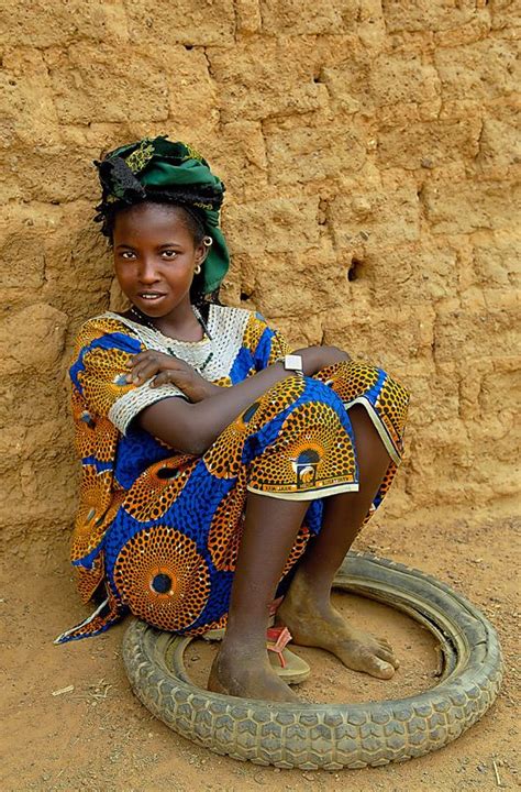 Djibo Burkina Faso Peul Girl By Sergio Pessolano African Beauty