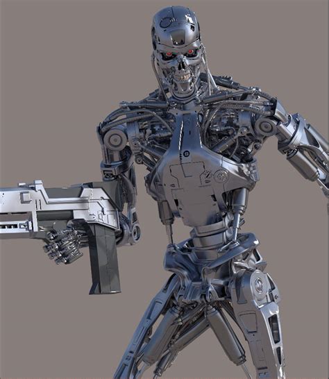 Terminator T800 Salvation Endoskeleton 3d Model By Skynet 2029