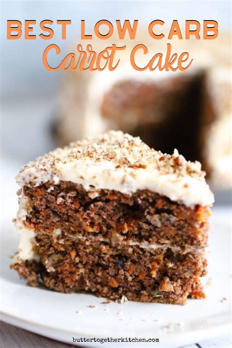 This light pound cake keeps well and tastes even better the next day. Best Keto Low Carb Carrot Cake - Super delicious and moist low carb carrot cake with cream ...