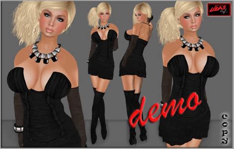 Second Life Marketplace Lizas Leanne Black Demo Also With Lolas Tango Applier