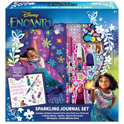 Disney Encanto Sparkling Journal Set Multi Color Includes Journal