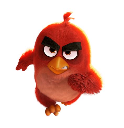 Angry Birds Movie Running Red Bird Transparent Png Stickpng