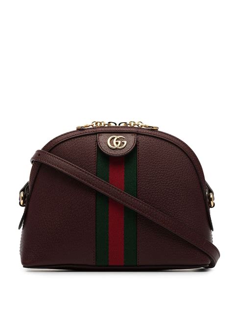Gucci Burgundy Ophidia Small Dome Shoulder Bag Literacy Basics