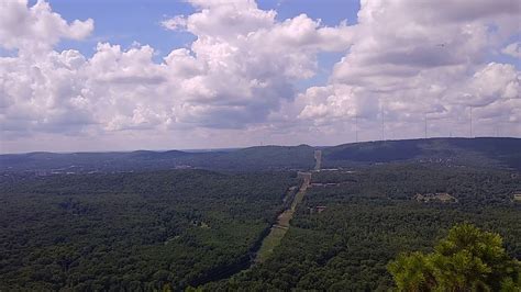 View From The Summit Of Pinnacle Mountain Youtube