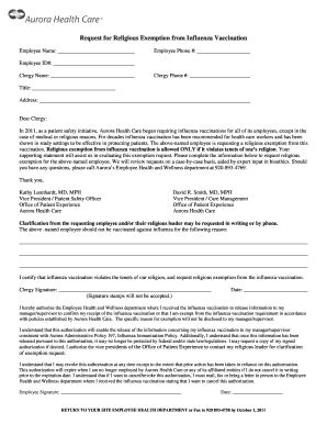 That doesn't mean that they are forced to get vaccinated. Editable religious exemption vaccination letter - Fill Out ...