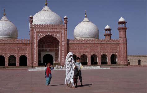 Bad Shahi Mosque In Pakistan Photograph By Carl Purcell Fine Art America
