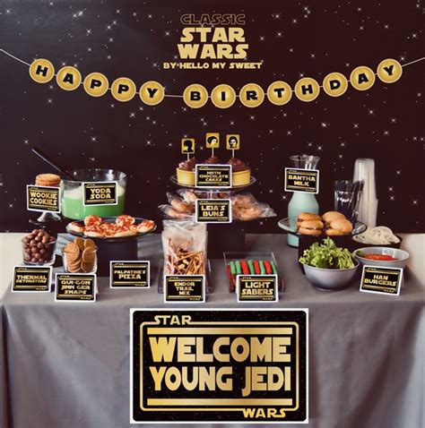 Star Wars Birthday Party Ideas Star Wars Birthday Party