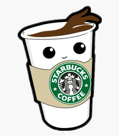Coffee Starbucks Cup Background Clipart Tea Cafe Transparent Kawaii