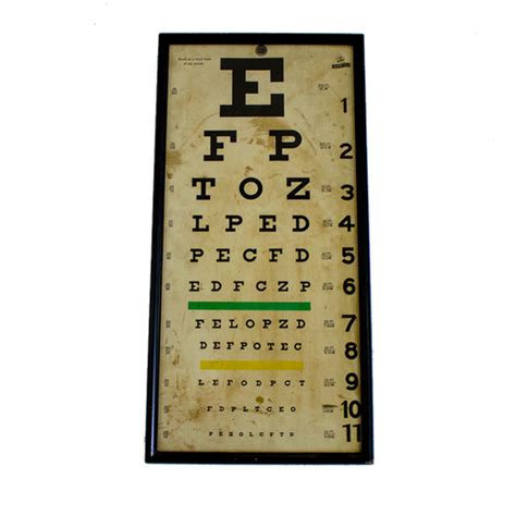 Optometrist Eye Chart Zapprops