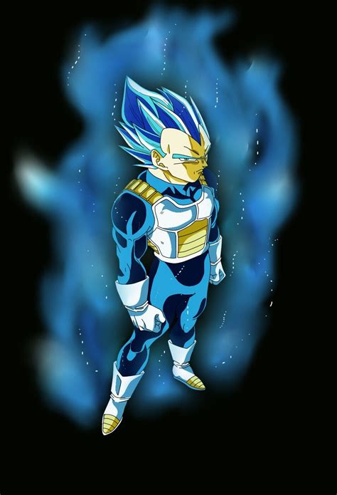 Vegeta Ssj Blue Full Power Universo 7 Anime Dragon Ball Dragon