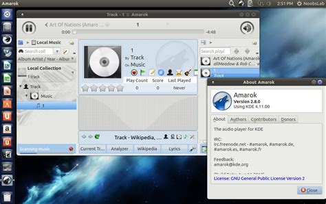 Amarok 280 Powerful Audio Player Install From Ppa In Ubuntulinux