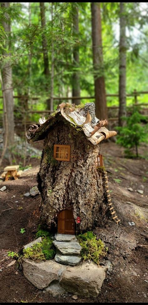 Tree Stump Hobbit Housewhat A Fun Way To Transform An Old Stump