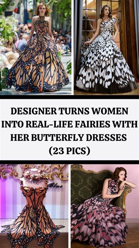 Designer Turns Women Into Real Life Fairies With Her Butterfly Dresses