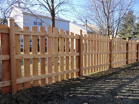 6 Picket Arched Cedar Fence Cardinal Fence And Supply Inc