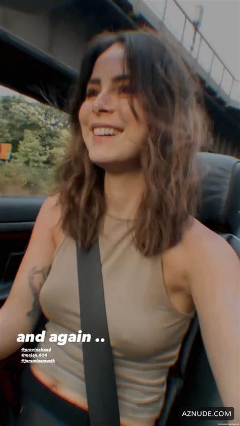 Lena Meyer Landrut Sexy Shows Off Her Pokies While Driving Braless Aznude
