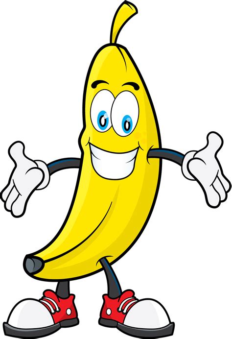 Happy Banana Cartoon Images 1000 Funny Banana Cartoon Free Vectors On