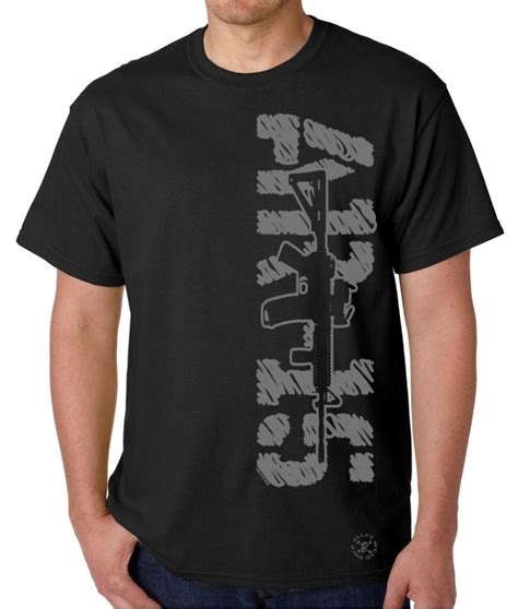 Ar 15 T Shirt Back Alley Wear