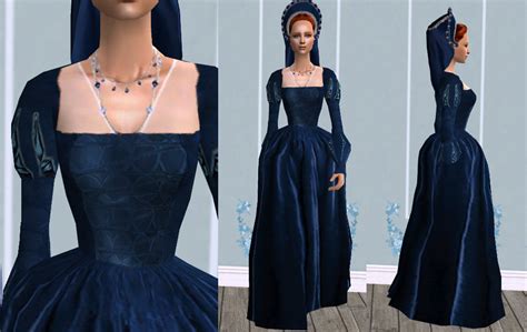 Mod The Sims 4 Tudor Dresses Inspired By The Other Boleyn Girl