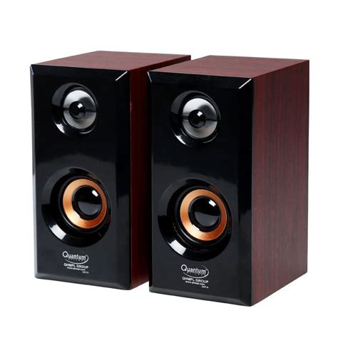 Add the 5.8g subwoofer, connected wirelessly at a 5.8ghz radio frequency, and you've got yourself an impressive 2.1 system that's among the best computer speakers in 2021. Buy Quantum QHM636 2.0 wooden Speakers - Assorted colors ...