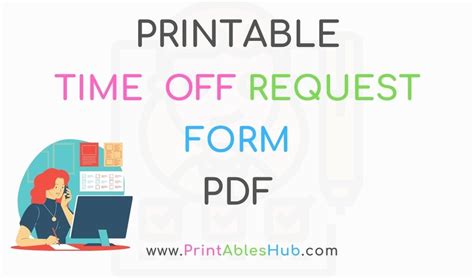 Free Printable Time Off Request Form PDF Employee Time Off Record