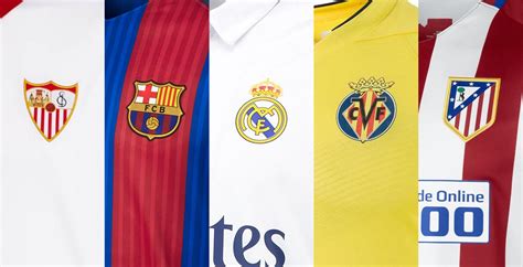 2016 17 La Liga Kits Overview All New 16 17 Shirts