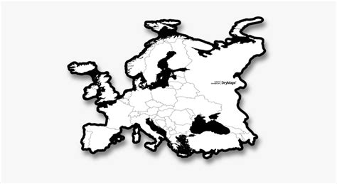 Europe Dry Erase Map Map Of Europe Whiteboard Free Transparent