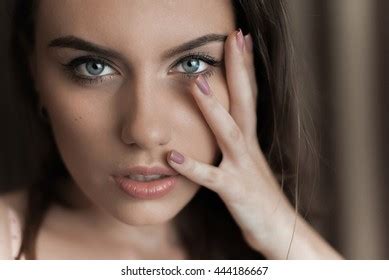 Sensual Woman Posing Lingerie Perfect Slim Stock Photo Shutterstock