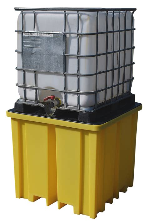 Northrock Safety 4 Way Single Ibc Spill Containment Pallet With Grate
