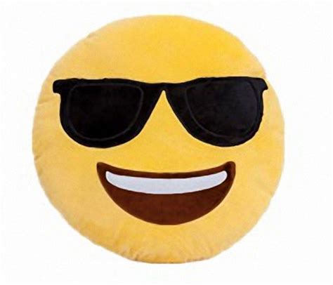 Personalized Emoji With Sunglasses Pillows