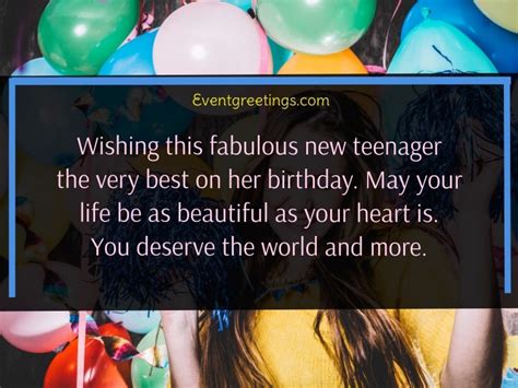25 Exclusive Happy Birthday Teenager Wishes Events Greetings