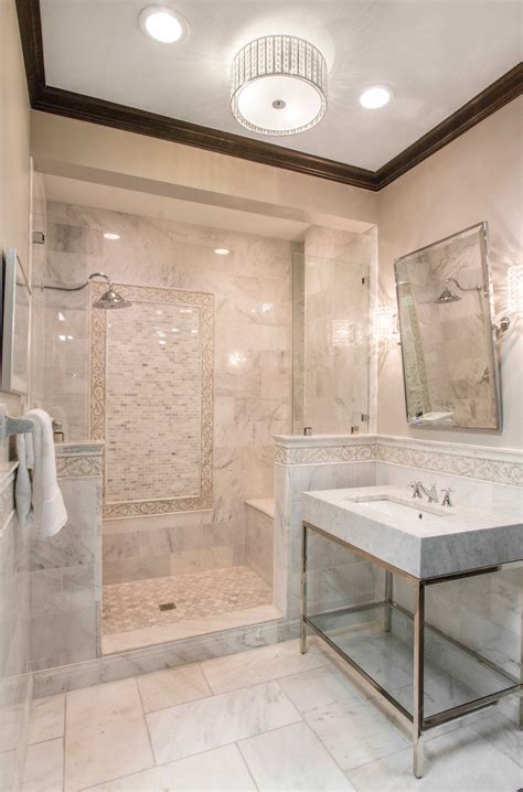Elegant Themed Bathroom Tile Design With Images Marble Bathroom
