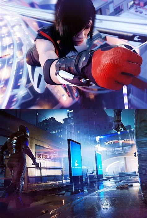 Mirror S Edge Catalyst Faith Holding Onto Her Grappling Wire City Streets Sara Ryder