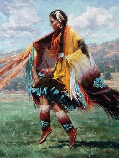 Duchess Trading New Painting Fancy Shawl Dancer Native American