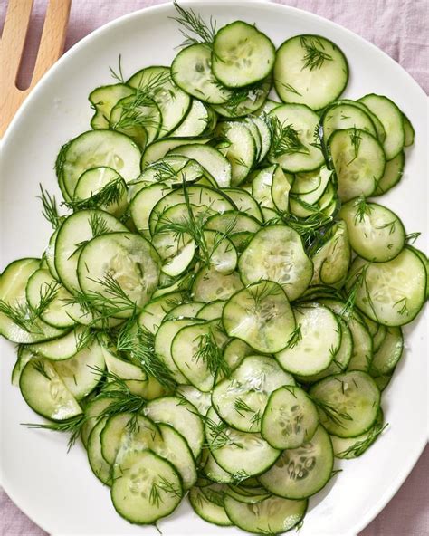 Pickled Cucumbers With Vinegar And Sugar Cucumber Salad With Vinegar