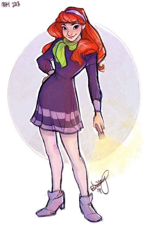Brittany Myers Art Scooby Doo Movie Female Character Concept Character Design