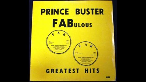 Prince Buster Ten Commandments Fabulous Greatest Hits Lp B4 Youtube