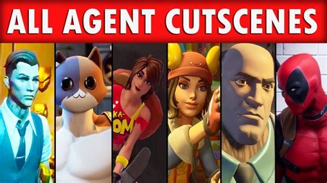 All Agents Cutscene Intros Fortnite Character Cutscenes Midas Skye