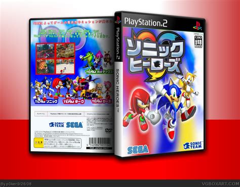 Sonic Heroes Playstation 2 Box Art Cover By P0ker