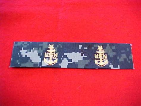 Us Navy E 8 Collar Set For Navy Digital Nwu Senior Chief Petty