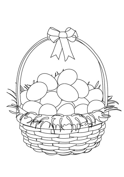 Easter Cesta De Huevos Monas De Pascua Dibujo De Mono Canastas Moldes Manualidades Dibujos