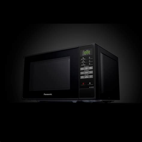 Panasonic Nn E28jbmbpq 800w 20l Capacity Compact Microwave Oven Black