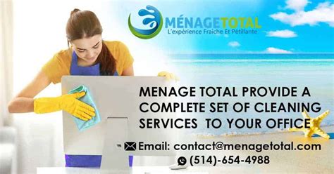 The Best Cleaning Lady Laval Menage Total Cleaning Company
