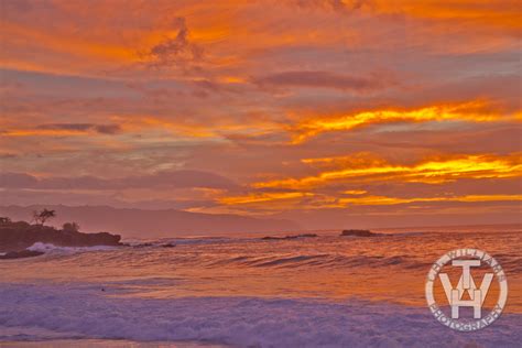 20120216 Img6417 Sunset At Waimea Bay Thomas Williams Flickr