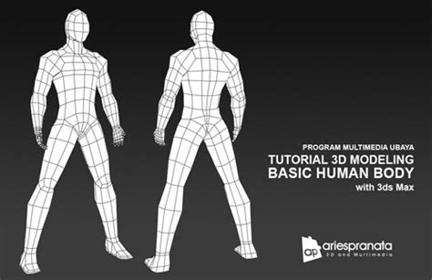 Human body base mesh 10 3d models pack. 3ds Max Basic Human Modeling (With images) | 3ds max ...