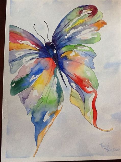 Butterfly Watercolor Butterfly Painting Butterfly Art