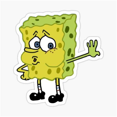 These patrick star memes took the internet by storm for spongebob squarepants fans! Tired Spongebob Meme Stickers | Redbubble