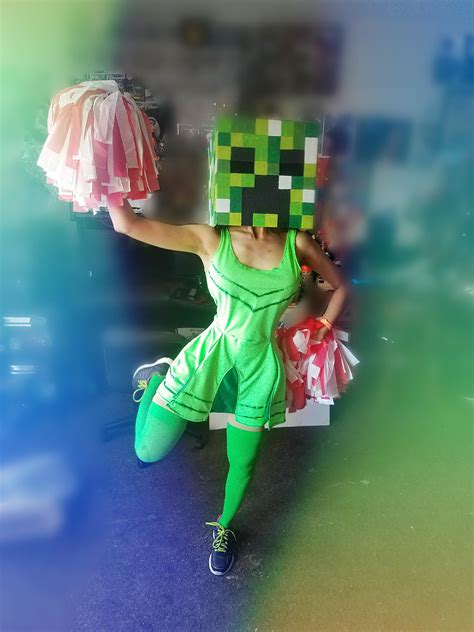 Self As Creeper From Minecraft Rcosplay