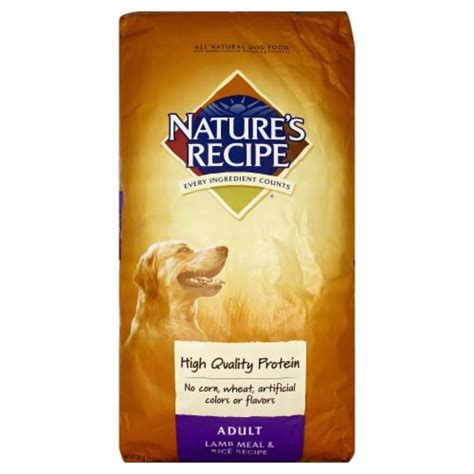 Natures Recipe Adult Lamb Meal And Rice 30 Lb Kroger