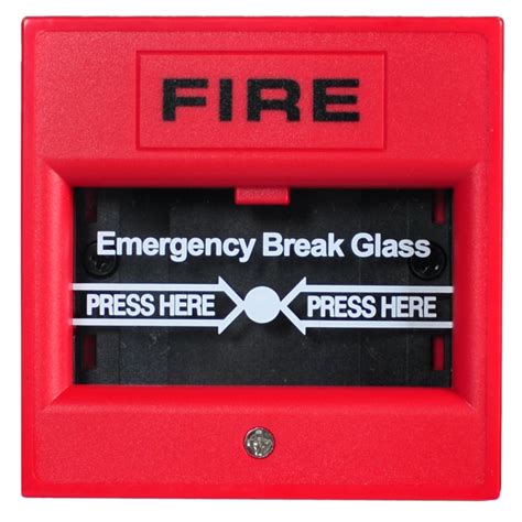 Button for playing fire alarm sound. glass broken button 2 wire Conventional Manual Call Point ...