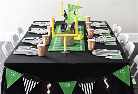 Its Game Time On The Gridiron A Football Themed Party Project Nursery